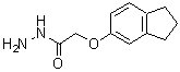 结构式 CAS# 667437-07-2, 2-(2,3-二氢-1H-茚-5-基氧基)乙酰肼