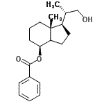 CAS#: 66774-70-7， (1R,4S,7aR)-1-[(2S)-1-Hydroxy-2-propanyl]-7a-methyloctahydro-1H-inden-4-yl benzoate