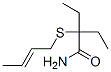 CAS#: 66859-52-7， 2-(2-Butenylthio)-2-Ethylbutyramide