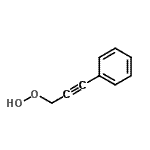 CAS#: 66894-71-1， 3-Phenyl-2-propyn-1-yl hydroperoxide