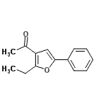 CAS#: 668990-46-3， 1-(2-Ethyl-5-phenyl-3-furyl)ethanone