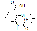 CAS#: 66967-01-9， (3R,4S)-4-[[(1,1-Dimethylethoxy)Carbonyl]Amino]-3-Hydroxy-6-Methyl-Heptanoic Acid