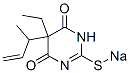 CAS#: 66968-72-7， 5-Ethyl-5-(1-Methyl-2-Propenyl)-2-Sodiothio-4,6(1H,5H)-Pyrimidinedione