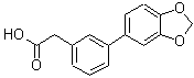 CAS#: 669713-75-1， [3-(1,3-Benzodioxol-5-yl)phenyl]acetic acid