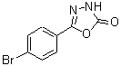 structure of CAS# 669715-28-0, 5-(4-Bromophenyl)-1,3,4-oxadiazol-2(3H)-one;5-(4-bromophenyl)-1,3,4-oxadiazol-2(3H)-one;5-(4-Bromophenyl)-1,3,4-oxadiazol-2-ol;5-(4-Bromophenyl)-3H-[1,3,4]oxadiazol-2-one