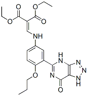 CAS#: 66975-54-0， Diethyl [[[3-(4,7-Dihydro-7-Oxo-1H-1,2,3-Triazolo[4,5-d]Pyrimidin-5-Yl)-4-Propoxyphenyl]Amino]Methylene]Malonate
