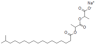 CAS#: 66988-04-3， Isooctadecanoic Acid 2-(1-Carboxyethoxy)-1-Methyl-2-Oxoethyl Ester Sodium Salt (1:1)