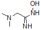 结构式 CAS# 67015-08-1, 2-(二甲基氨基)-N-羟基-乙脒