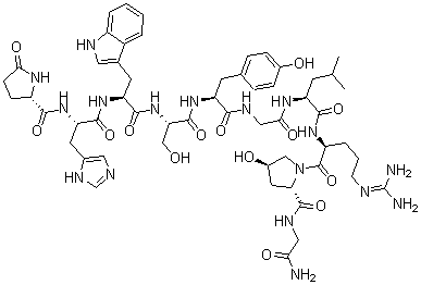 CAS#: 67019-13-0， 9-[(4R)-4-Hydroxy-L-Proline]-Luteinizinghormone-Releasing Factor (Swine)