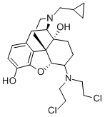 CAS#: 67025-94-9， 6beta-(Bis(2-chloroethyl)amino)-17-(cyclopropylmethyl)-4,5alpha-epoxymorphinan-3,14-diol