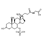 CAS#: 67030-55-1， N-[(3beta,5beta,7alpha)-3-Hydroxy-24-oxo-7-(sulfooxy)cholan-24-yl]glycine
