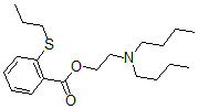 CAS 登录号:67031-75-8, 2-(二丁基氨基)乙基 2-(丙硫基)苯甲酸酯
