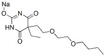 CAS#: 67050-16-2， 5-[2-(2-Butoxyethoxy)Ethyl]-5-Ethyl-2-Sodiooxy-4,6(1H,5H)-Pyrimidinedione