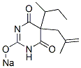 CAS#: 67050-42-4， 5-Sec-Butyl-5-(2-Methyl-2-Propenyl)-2-Sodiooxy-4,6(1H,5H)-Pyrimidinedione