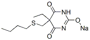 CAS#: 67050-71-9， 5-(Butylthiomethyl)-5-Ethyl-2-Sodiooxy-4,6(1H,5H)-Pyrimidinedione