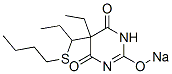 CAS#: 67050-78-6， 5-[1-(Butylthio)Propyl]-5-Ethyl-2-Sodiooxy-4,6(1H,5H)-Pyrimidinedione