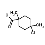 CAS#: 67060-13-3， 4-Chloro-1,4-dimethylcyclohexanecarbonyl chloride