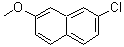 structure of CAS# 67061-67-0, 2-Chloro-7-methoxynaphthalene