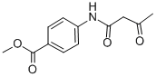 structure of CAS# 67093-75-8, Methyl 4-(Acetoacetylamino)Benzenecarboxylate;4-(1,3-Dioxobutylamino)Benzoic Acid Methyl Ester;4-(Acetoacetylamino)Benzoic Acid Methyl Ester;Zinc00166278