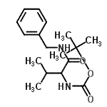 CAS#: 67106-22-3， 2-Methyl-2-propanyl [1-(benzylamino)-3-methyl-1-oxo-2-butanyl]carbamate