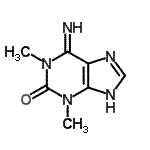 CAS#: 671792-62-4， 6-Imino-1,3-dimethyl-1,3,6,9-tetrahydro-2H-purin-2-one