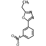 CAS 登录号：672286-29-2， 2-乙基-5-(3-硝基苯基)-1,3,4-恶二唑