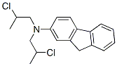 structure of CAS# 6723-17-7, N,N-Bis(2-Chloropropyl)-Fluoren-2-Amine ;Bis(2-Chloropropyl)-(9H-Fluoren-2-Yl)Amine;Fluoren-2-Amine (8Ci), N,N-Bis(2-Chloropropyl)-;Nsc46528