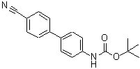 CAS 登录号：672309-99-8， (4'-氰基-4-联苯基)氨基甲酸叔丁酯