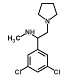 CAS#: 672310-02-0， 1-(3,5-Dichlorophenyl)-N-methyl-2-(1-pyrrolidinyl)ethanamine