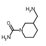 CAS#: 672324-93-5， 3-(Aminomethyl)-1-piperidinecarboxamide