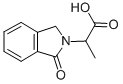 structure of CAS# 67266-14-2, 2-(1-Oxo-1,3-Dihydro-2H-Isoindol-2-Yl)Propanoic Acid;(2S)-2-(1-Oxoisoindolin-2-Yl)Propanoate;(2S)-2-(1-Oxo-2-Isoindolinyl)Propanoate;(2S)-2-(1-Ketoisoindolin-2-Yl)Propionate