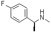 structure of CAS# 672906-67-1, (1S)-1-(4-Fluorophenyl)-N-methylethanamine;(1S)-1-(4-Fluorophenyl)-N-methylethylamine;(S)-1-(4-fluorophenyl)-N-methylethanamine;(S)-N-[1-(4-fluorophenyl)ethyl]methylamine