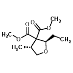 CAS#: 672927-94-5， Dimethyl (2R,4R)-2-ethyl-4-methyldihydro-3,3(2H)-furandicarboxylate