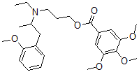 CAS#: 67293-47-4， 3,4,5-Trimethoxybenzoic Acid 3-[Ethyl(2-Methoxy-alpha-Methylphenethyl)Amino]Propyl Ester