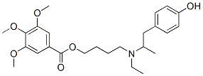 CAS 登录号：67293-61-2， 4-[2-[N-乙基-N-[4-(3,4,5-三甲氧基苯甲酰氧基)丁基]氨基]丙基]苯酚