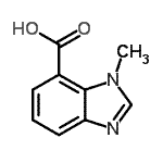 CAS 登录号：672957-99-2， 1-甲基-1H-苯并咪唑-7-羧酸
