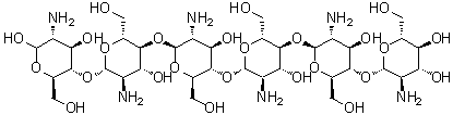 CAS#: 6734-92-5， Chitohexaose