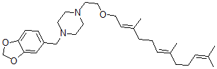CAS#: 67361-29-9， 1-Piperonyl-4-[beta-(3,7,11-Trimethyl-2,6,10-Dodecatrienyloxy)Ethyl]Piperazine