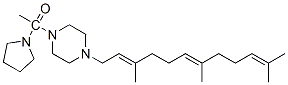 CAS#: 67361-32-4， 1-(1-Pyrrolidinylacetyl)-4-(3,7,11-Trimethyl-2,6,10-Dodecatrienyl)Piperazine