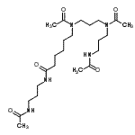 CAS#: 67370-66-5， N-(3-Acetamidopropyl)-6-[{3-[(3-acetamidopropyl)(acetyl)amino]propyl}(acetyl)amino]hexanamide