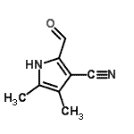 CAS#: 67377-32-6， 2-Formyl-4,5-dimethyl-1H-pyrrole-3-carbonitrile