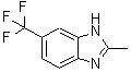 structure of CAS# 6742-82-1, 2-Methyl-6-(Trifluoromethyl)-1H-Benzimidazole;2-(dihydroxymethyl)-2,5-dihydrofuran-2,5-diol;2-methyl-5-(trifluoromethyl)-1H-benzimidazole;2-Methyl-5-(trifluoromethyl)-1H-benzimidazole #