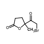 CAS#: 67431-08-7， 5-(Bromoacetyl)-5-methyldihydro-2(3H)-furanone