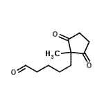 CAS#: 674347-69-4， 5-(1-Methyl-2,5-dioxocyclopentyl)pentanal