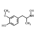 CAS 登录号：674368-62-8， 4-[2-(羟基氨基)丙基]-2-甲氧基苯酚