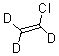 structure of CAS# 6745-35-3, Chloro-Ethene-D3;1-Chloro-1,2,2-Trideuterio-Ethylene;1-Chloro-1,2,2-Trideuterioethylene;1-Chloro-1,2,2-Trideuterio-Ethene