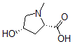 structure of CAS# 67463-44-9, (4S)-4-Hydroxy-1-Methyl-L-Proline