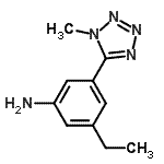 CAS#: 675122-48-2， 3-Ethyl-5-(1-methyl-1H-tetrazol-5-yl)aniline