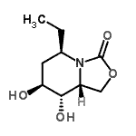 CAS#: 675130-49-1， (5R,7S,8S,8aR)-5-Ethyl-7,8-dihydroxyhexahydro[1,3]oxazolo[3,4-a]pyridin-3-one