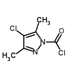 CAS#: 67514-73-2， 4-Chloro-3,5-dimethyl-1H-pyrazole-1-carbonyl chloride